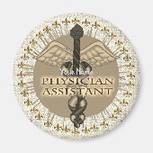 Caduceus Physician Assistant magneet (Voorkant)