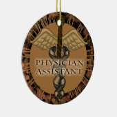 Caduceus Physician Assistant-ornament Keramisch Ornament (Rechts)