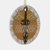 Caduceus Physician Assistant-ornament Keramisch Ornament (Rechts)