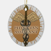 Caduceus Physician Assistant-ornament Keramisch Ornament (Links)