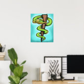 Caduceus Poster (Thuiskantoor)