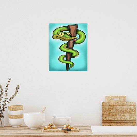 Caduceus Poster (Keuken)