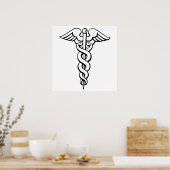 Caduceus Poster (Keuken)