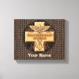 Caduceus Registered Nurse Canvas