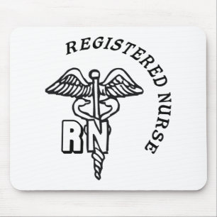 CADUCEUS RN LOGO GEREGISTREERDE NURSE MUISMAT