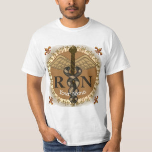 Caduceus RN verpleegkundige T-shirt