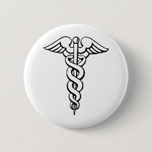 Caduceus Ronde Button 5,7 Cm