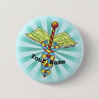 Caduceus Ronde Button 5,7 Cm