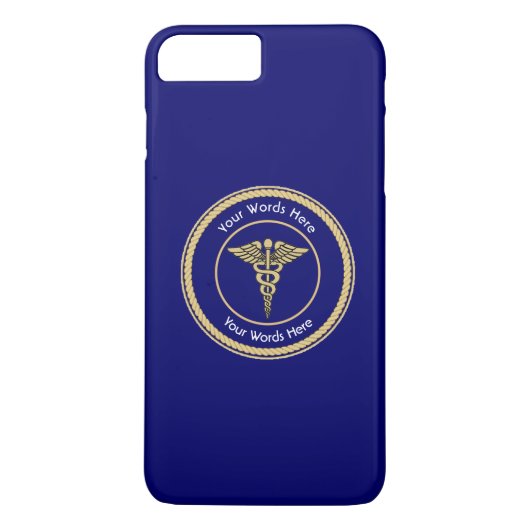 Caduceus Rope Shield Universal Custom Case-Mate iPhone Case (Achterkant)