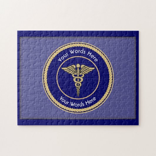 Caduceus Rope Shield Universal Custom Legpuzzel (Horizontaal)