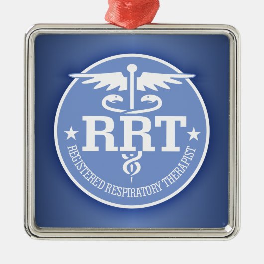 Caduceus RRT 2 Metalen Ornament (Voorkant)