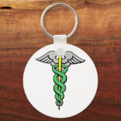 Caduceus Sleutelhanger (Voorkant)