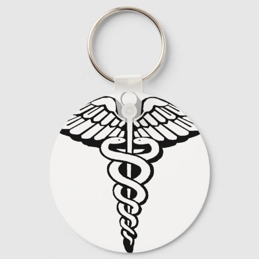 Caduceus Sleutelhanger (Voorkant)