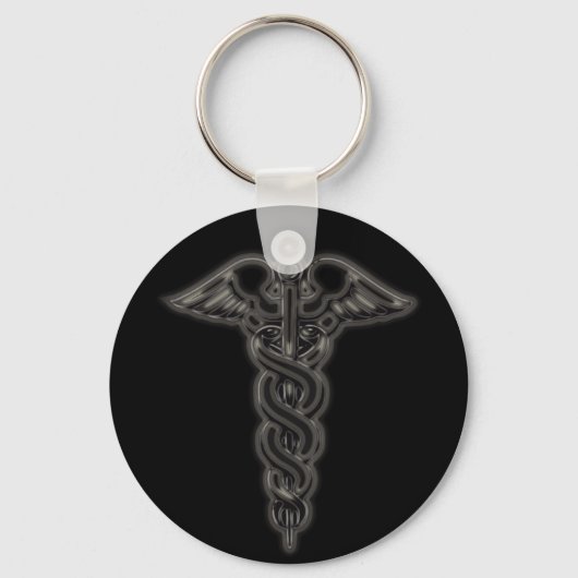 Caduceus Sleutelhanger (Voorkant)