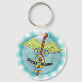 Caduceus Sleutelhanger (Voorkant)