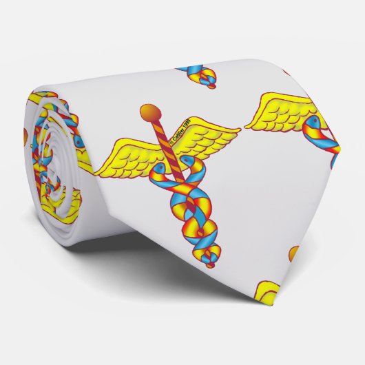 Caduceus Stropdas (Opgerold)