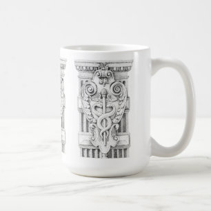 CADUCEUS Tall White Mok