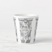 CADUCEUS taps toelopende latte mok (Voorkant)