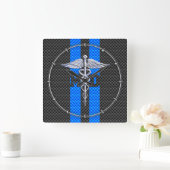 Caduceus van het M.D. van de medische Arts de Vierkante Klok (Huis)