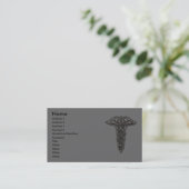 Caduceus Visitekaartje (Staand voorkant)
