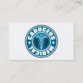 Caduceus Visitekaartje (Achterkant)