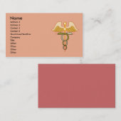 Caduceus Visitekaartje (Voorkant / Achterkant)