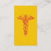Caduceus Visitekaartje (Achterkant)