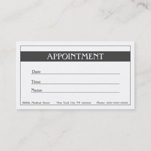 Caduceus Visitekaartje (Achterkant)