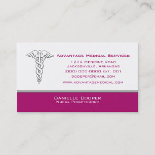 Caduceus Visitekaartje, Fuchsia Visitekaartje