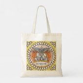 Caduceus vleugelverpleegkundige tote bag (Achterkant)