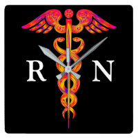 Caduceus Wall klok