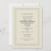 Caduceus Watermark Medical Afstuderen Uitnodiging (Voorkant)