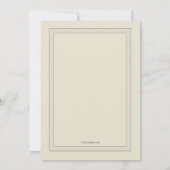 Caduceus Watermark Medical Afstuderen Uitnodiging (Achterkant)