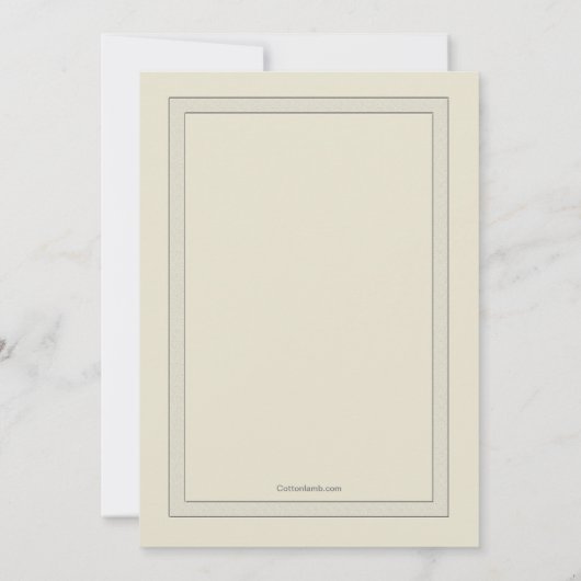 Caduceus Watermark Medical Afstuderen Uitnodiging (Achterkant)