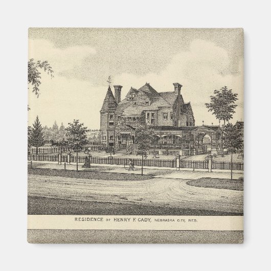 Cady en Kilpatrick, Nebraska Magneet (Voorkant)