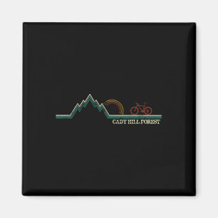 Cady Hill Mountainbiken Vermont Stowe Magneet