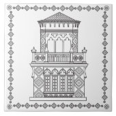 Ca'd'Zan Tower Sarasota Keramische Tegel Tegeltje (Voorkant)