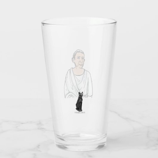 Caecilius Glas (Achterkant)