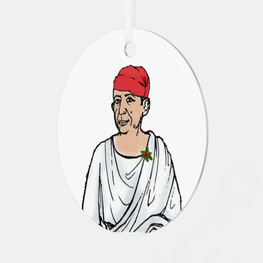 Caecilius Metalen Ornament (Voorkant links)