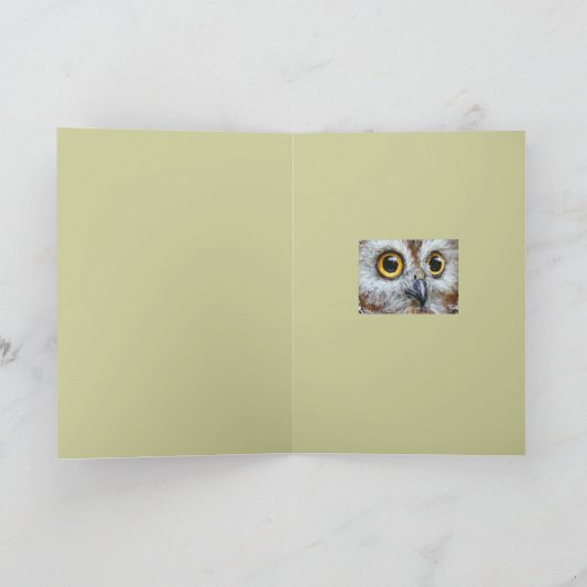 Caeli de uilkaart kaart (Binnen)