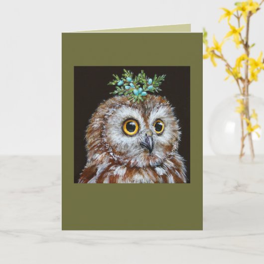 Caeli de uilkaart kaart (Gele Bloem)