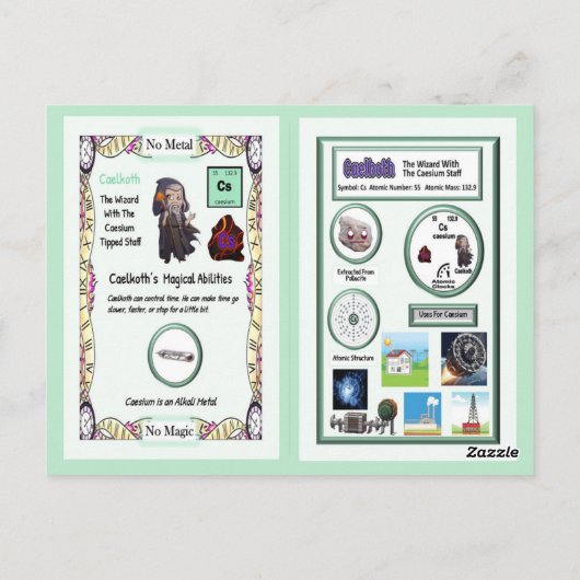 Caelkoth - Caesium Trading Kaart (Achterkant)