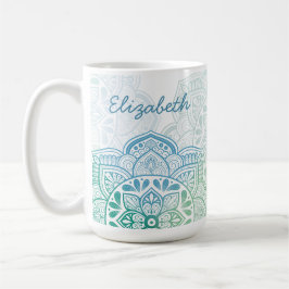 Caelum Mandala 15 oz. Personalized Mug Koffiemok