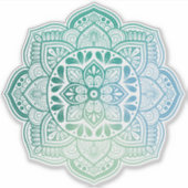 Caelum Mandala Custom-Cut Vinyl Sticker (Voorkant)