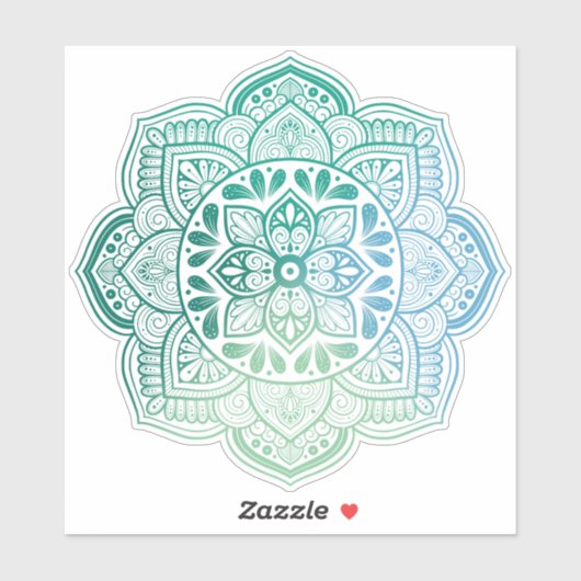 Caelum Mandala Custom-Cut Vinyl Sticker (Vel)