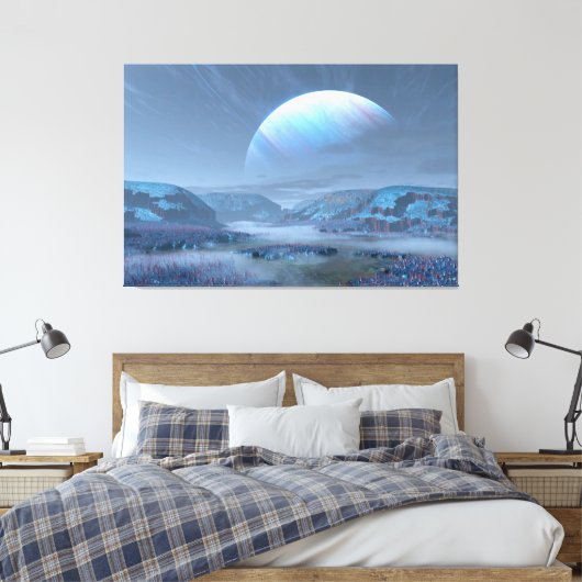Caelum Moon Canvas Afdruk (Insitu (Slaapkamer))