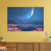 Caelum Moon (Nacht) Canvas Afdruk (Insitu (Woonkamer))
