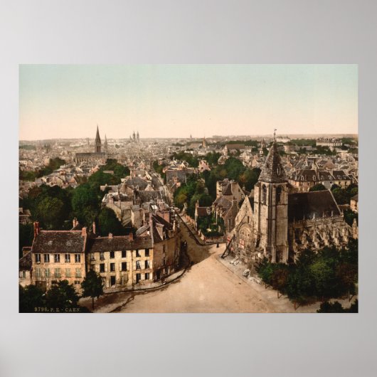 Caen, Basse-Normandie, Frankrijk Poster (Voorkant)