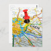 Caen, Frankrijk Briefkaart (Voorkant / Achterkant)