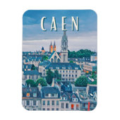 Caen Photo Vintage Magneet (Verticaal)